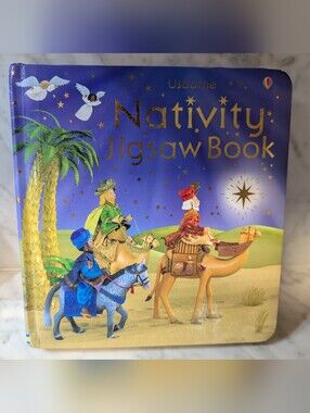 🌟 Usborne Nativity Jigsaw Puzzle Christmas Board Book - Toddlers Gift Idea